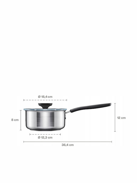 Fiskars Κατσαρολάκι Γάλακτος 1.5lt / 18.4cm