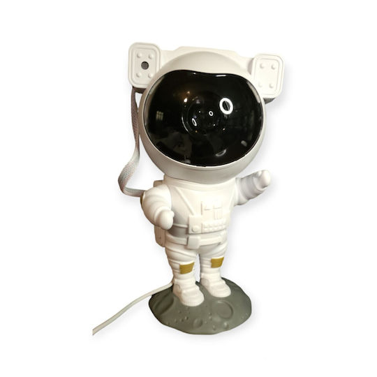 Kids Projector Lamp Astronaut with Stars Projection with Colour Changing White 12x11.3x22.8cm