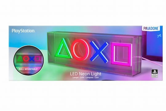 Paladone Led Παιδικό Διακοσμητικό Φωτιστικό Neon Light Πολύχρωμο 30.5x15.5x6εκ.