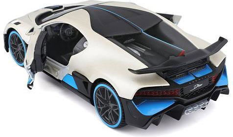 Maisto Metal Modeling Figure Car White in Scale 1:24 Bugatti Divo Special Edition White
