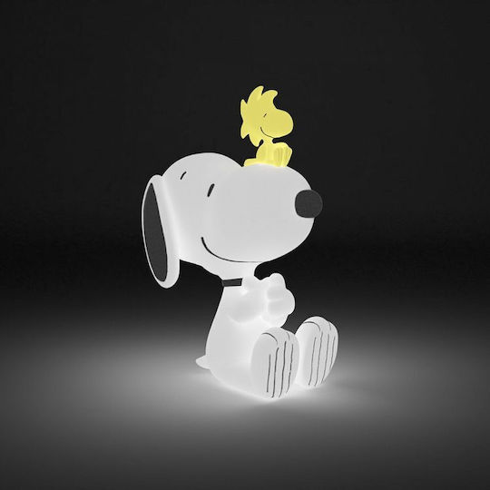 Erik Dekorative Kinder Tischlampe Snoopy Peanuts LED Weiße