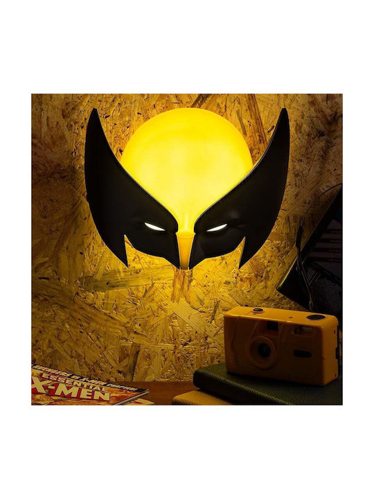 Paladone Παιδικό Φωτιστικό Γραφείου Marvel X-men 97 - Wolverine Mask Κίτρινο 22x12x12εκ.