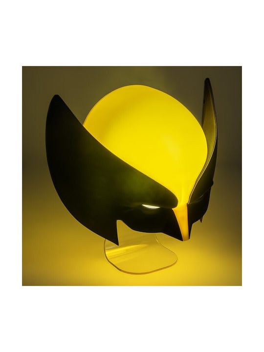 Paladone Παιδικό Φωτιστικό Γραφείου Marvel X-men 97 - Wolverine Mask Κίτρινο 22x12x12εκ.