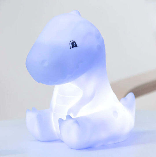 Kiokids Led Kids Decorative Lamp Dinosaur Blue 18x12x19εκ.
