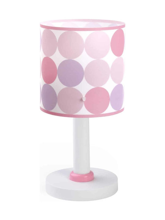 Ango Kids Portable Lamp Colors Pink 15x15x30εκ.