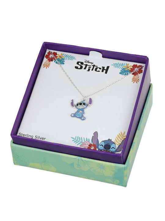 Disney Stitch Halskette aus Silber