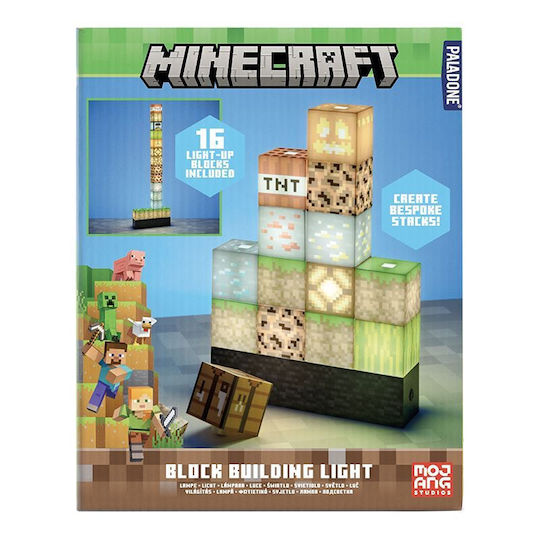 Paladone Kinder Dekorative Lampe Block Mehrfarbig