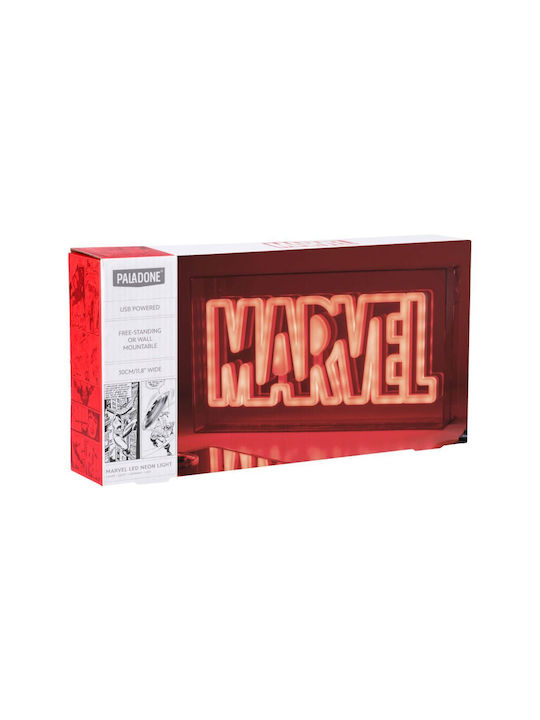 Paladone Led Kids Decorative Lamp Logo Red 30.5x15.5x6εκ.