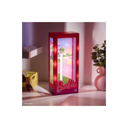 Paladone Παιδικό Διακοσμητικό Φωτιστικό Barbie -Doll Ροζ 15x9x34.5εκ.