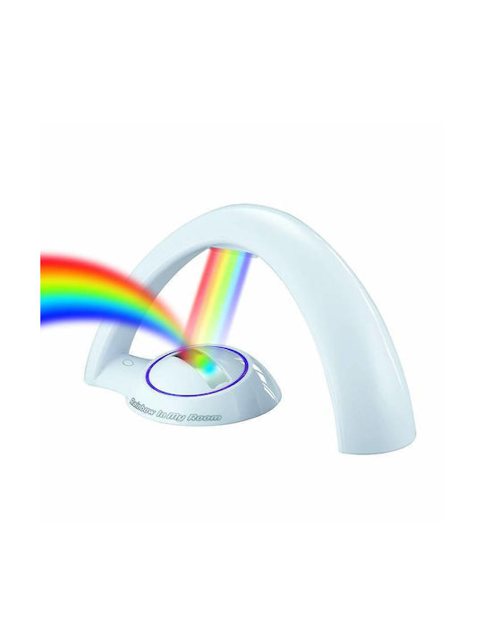 Uncle Milton Lampă de proiecție pentru copii Rainbow in my Room cu Proiecție de Desene Alb