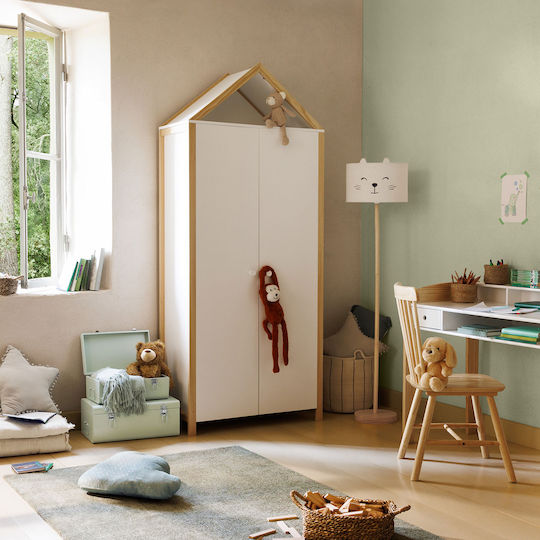 Atmosphera Kids Portable Lamp Ears White 12.5x18x31εκ.