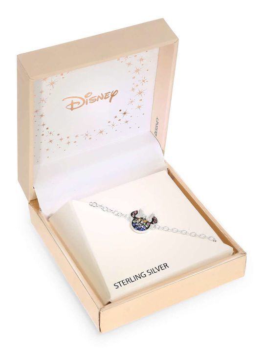 Disney Minnie Women's Bracelet made of Silver with Zircon