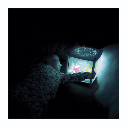 Trousselier Led Περιστρεφόμενο Παιδικό Φωτιστικό Projector Princess με Προβολή Αστεριών Πολύχρωμο