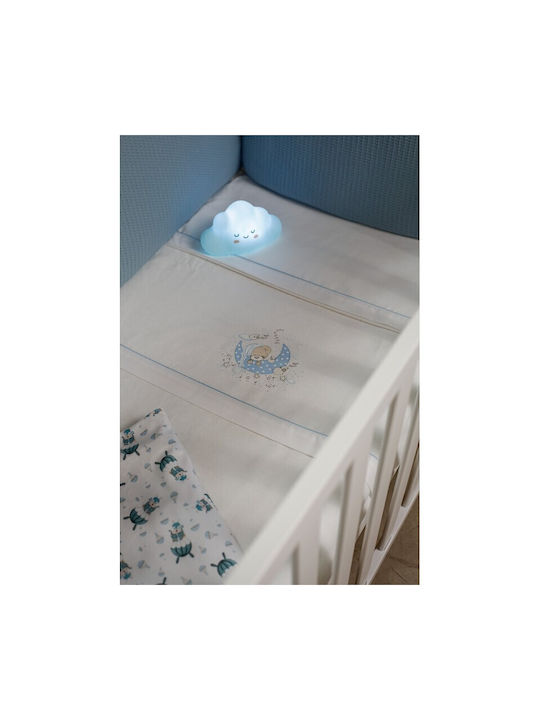 Interbaby Led Παιδικό Διακοσμητικό Φωτιστικό Συννεφάκι Μπλε 15.5x8.3x9.2εκ.