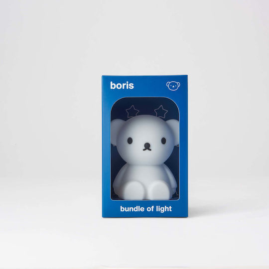 Mr Maria Led Παιδικό Διακοσμητικό Φωτιστικό Boris με Εναλλαγές Χρωματισμών Λευκό 9.8x7x10.2εκ.