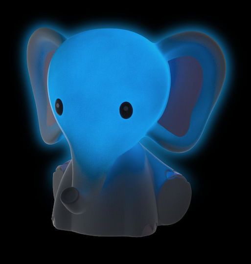 Homedics LED Детско Декоративно Осветление Elephant Сив