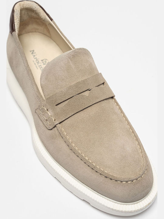 Herren Mokassins in Beige Farbe