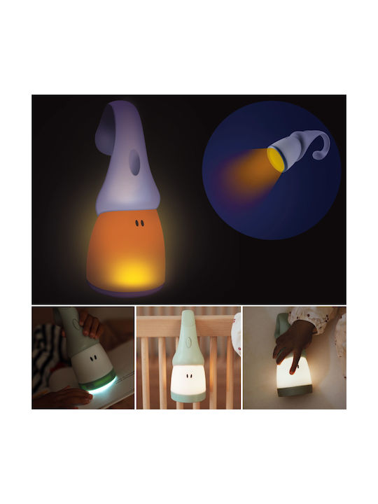 Beaba Kids Decorative Lamp Pixie Torch Green 15.5x9.5x6.5εκ.