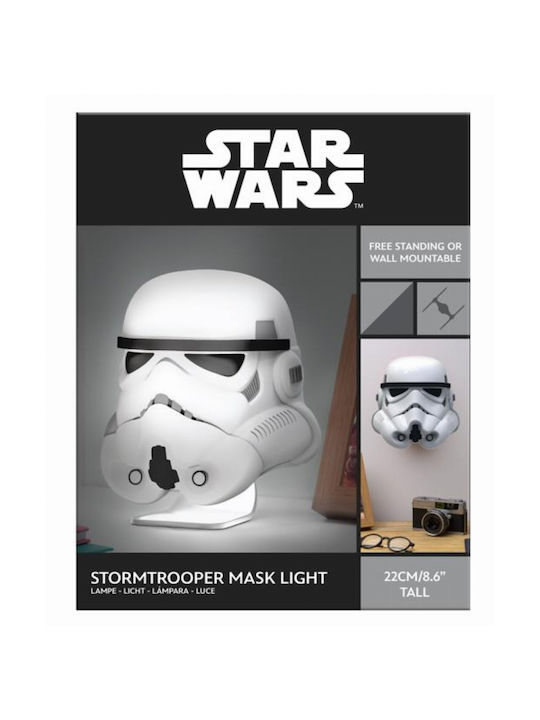 Paladone Детско Декоративно Осветление Stormtrooper Бял 22x15см