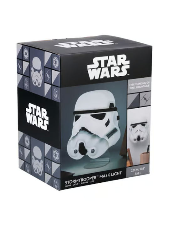 Paladone Детско Декоративно Осветление Stormtrooper Бял 22x15см