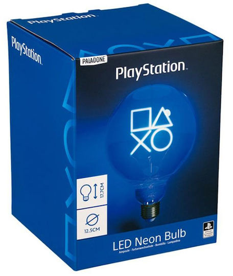 Paladone Lumini LED Lampa De Masă Pentru Copii Decorațiune Logo Albastru 15x12.5cm