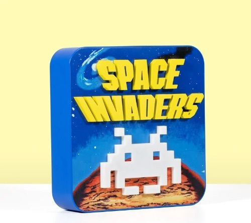 Numskull Παιδικό Διακοσμητικό Φωτιστικό Space Invaders 3D Πολύχρωμο 20x20cm