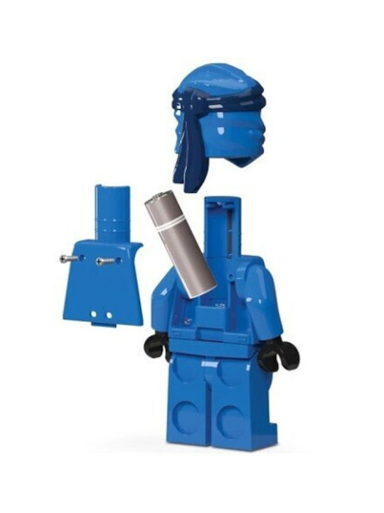 LEGO LED Детско Декоративно Осветление Torch Ninjago Jay Син 13x13x19εκ.