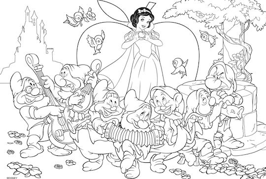 Kids Puzzle Snow White and the 7 Dwarfs for 3+ years+ Years 24pcs Lisciani Giochi