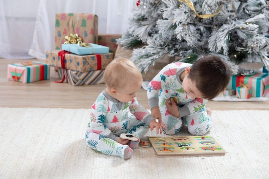 Дървено Детски Пъзел с Шипове Ферма за Над 2 години+ Години 9бр Melissa & Doug