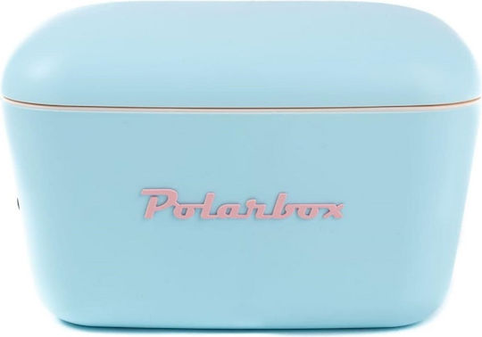 Polarbox Classic & Pop Style Portable Fridge 20lt Light Blue - Pink