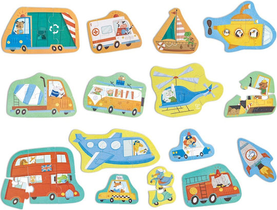 Παιδικό Puzzle Vehicles 60pcs Hape