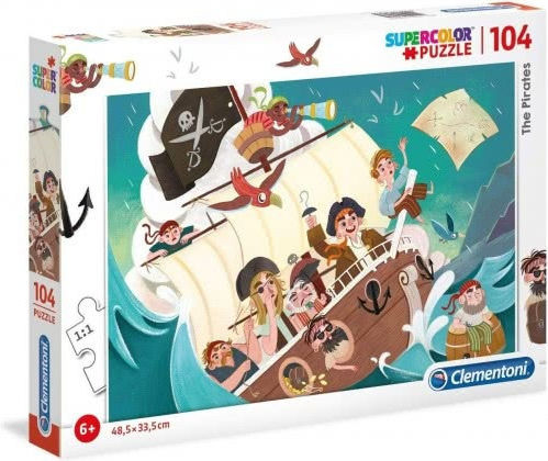 Παιδικό Puzzle Πειρατές για 6+ Ετών 104pcs Clementoni