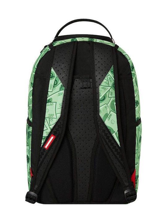 Sprayground DLXR School Bag Backpack Junior High-High School Green with Water Bottle Holder