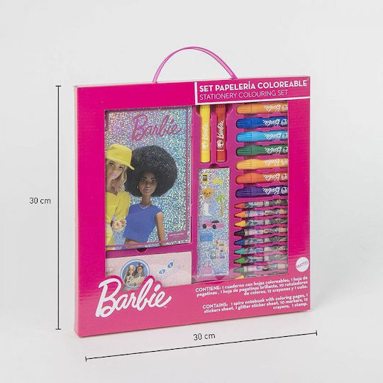 Cerda Barbie Colouring Set 26 Pieces