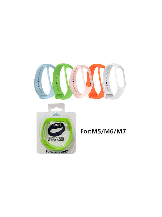 Leewello Lw-131 Strap Silicone Green (M5/M6/M7)