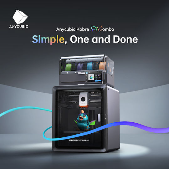 Anycubic Kobra S1 Combo Standalone 3D Printer with HDMI / USB Connection