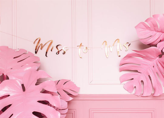 Γιρλάντα Bachelorette "miss To Mrs"