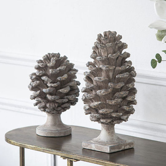 Christmas Decorative Plastic Tree Cone 18cm Green