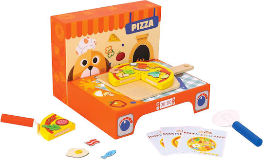 Tooky Toys Wooden Pizza for 3+ Years 39pcs