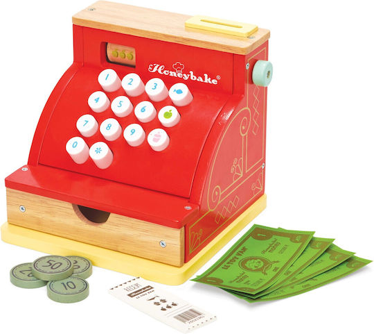 Le Toy Van Kinderspielzeug Registrierkasse aus Holz für 3+ Jahre