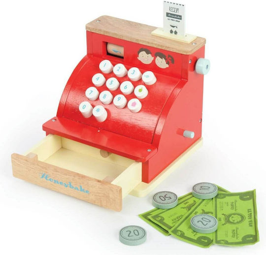 Le Toy Van Kinderspielzeug Registrierkasse aus Holz für 3+ Jahre
