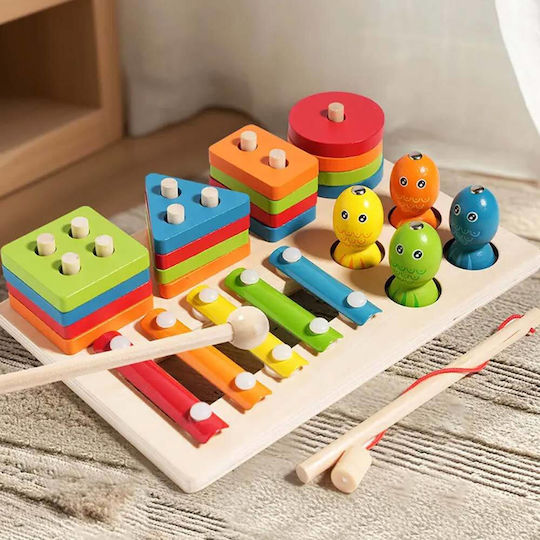 Musikinstrument Bildungs aus Holz mit Musik für 3++ Monate