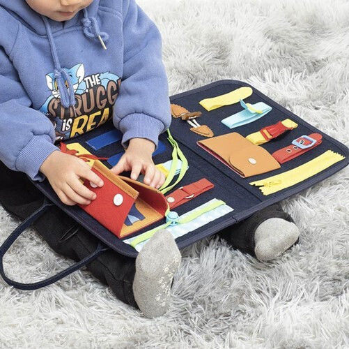 Lacing Toy made of Fabric for 36++ Months