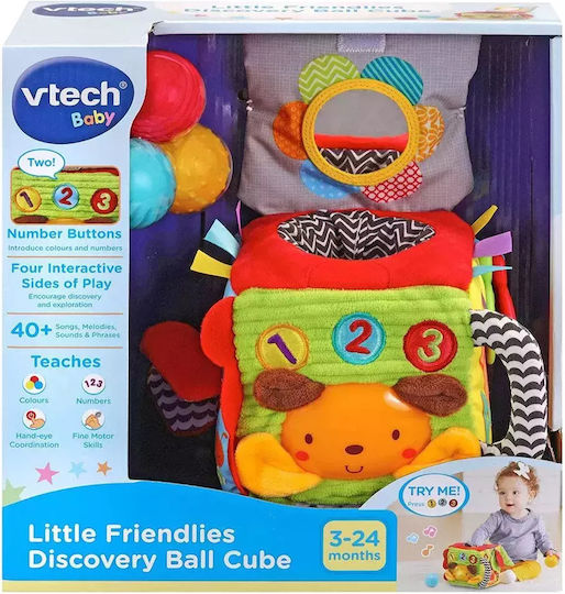 Vtech Μπάλα Interactive Cube με Μουσική και Ήχους για 3+ Μηνών