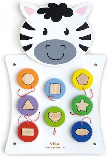 Wall Toy Match Shapes Zebra Beam