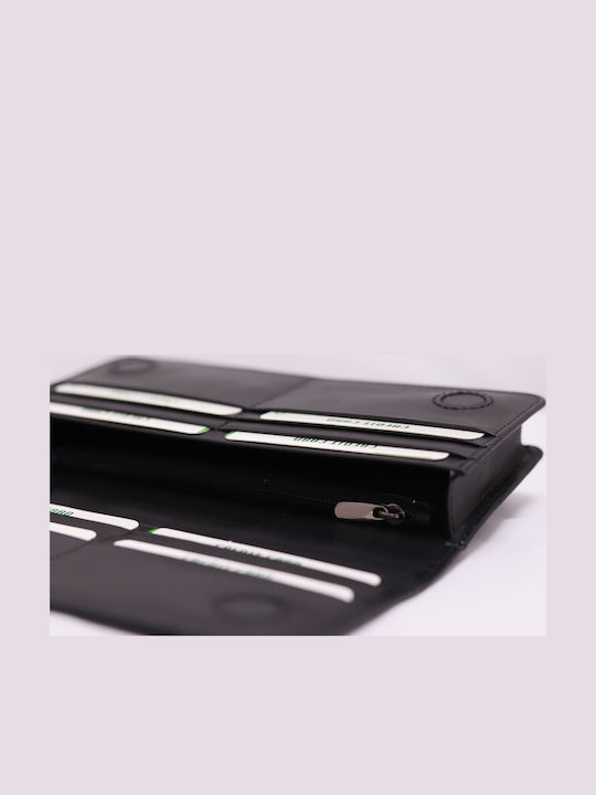 Small Leather Women's Wallet Classic Black