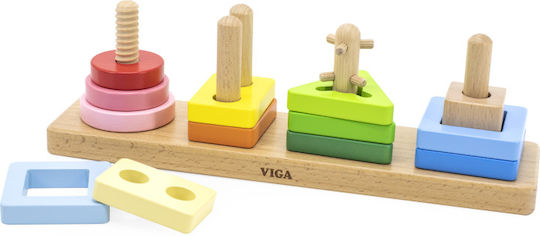 Viga Wooden Geometric Labyrinth Sorter