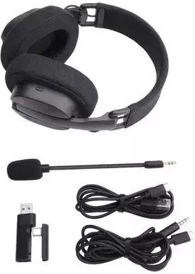 Redragon H888 Luce Wireless Over Ear Gaming Headset with 3.5mm / Bluetooth / USB Connectivity for Nintendo Switch / PC / PS4 / PS5