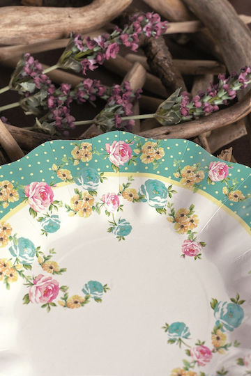 Givi Shabby Chic Πιάτο για Party 10τμχ