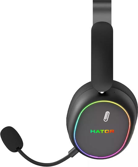HATOR Phoenix 2 Ασύρματο Over Ear Gaming Headset με σύνδεση Bluetooth / USB